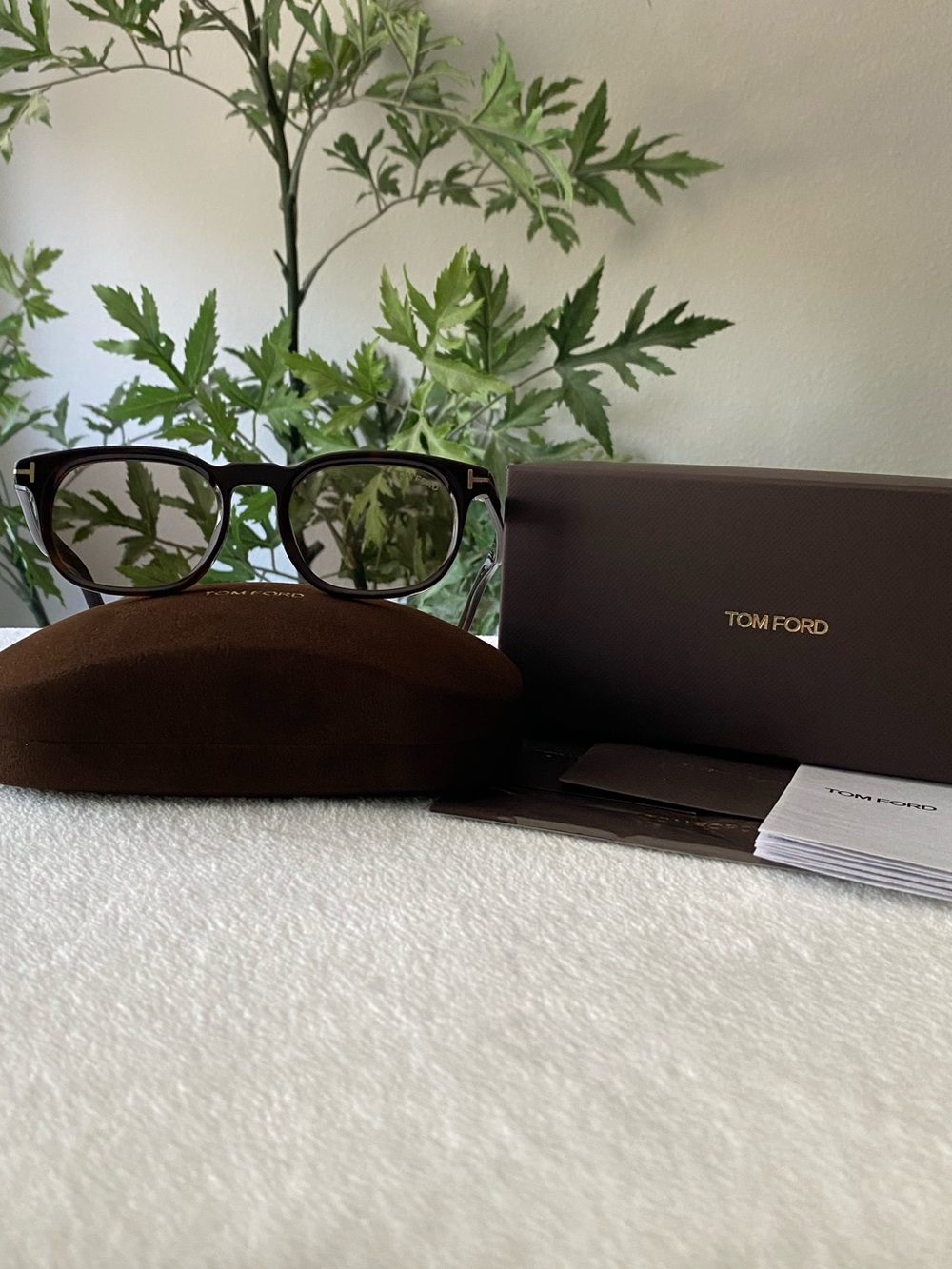 Tom Ford Square Sunglasses | TF1122D, Dark Havana/Light Brown